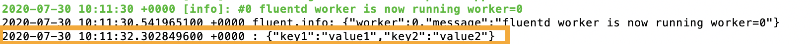 Logs in Fluentd