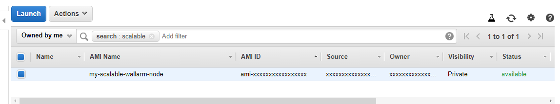 استكشاف AMI المُنشأة