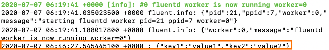 السجلات في Fluentd