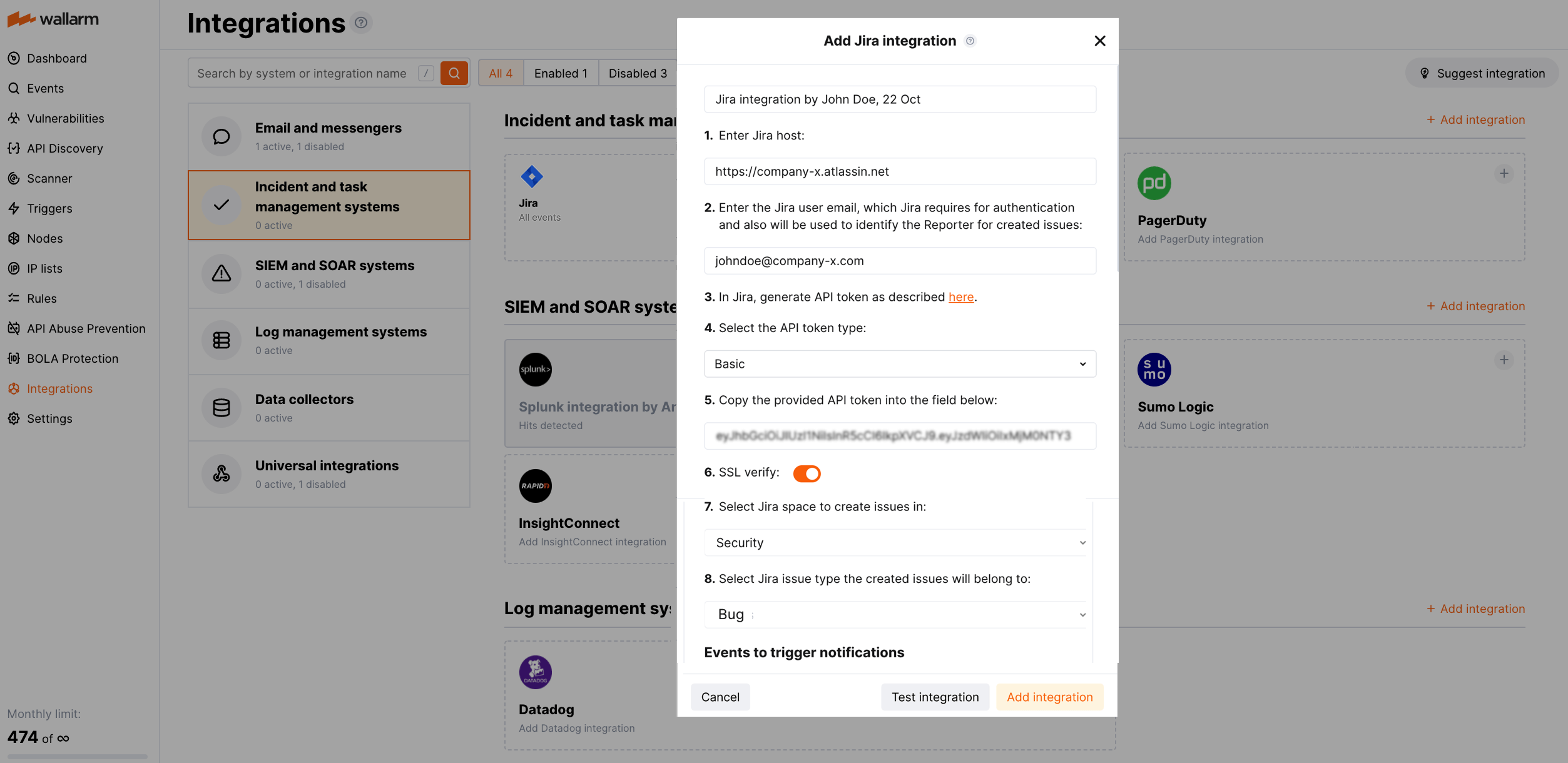 Jira integration