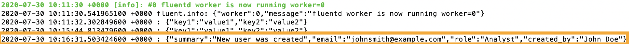 FluentdからSplunkへの新規ユーザーログ